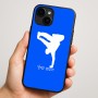 כיסוי בעיצוב אישי עם השם שלך לדגם - Apple iPhone 16 Plus בעיצוב ברייקדאנס