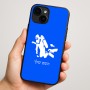 כיסוי בעיצוב אישי עם השם שלך לדגם - Apple iPhone 16 Plus בעיצוב צוללן