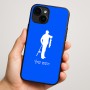 כיסוי בעיצוב אישי עם השם שלך לדגם - Apple iPhone 16 Plus בעיצוב פישמן