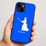 כיסוי בעיצוב אישי עם השם שלך לדגם - Apple iPhone 16 Plus בעיצוב סמוראי