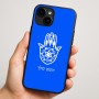 כיסוי בעיצוב אישי עם השם שלך לדגם - Apple iPhone 16 Plus בעיצוב חמסה - קבלה