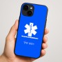 כיסוי בעיצוב אישי עם השם שלך לדגם - Apple iPhone 16 Plus בעיצוב חובש