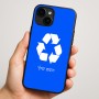 כיסוי בעיצוב אישי עם השם שלך לדגם - Apple iPhone 16 Plus בעיצוב למחזר
