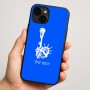 כיסוי בעיצוב אישי עם השם שלך לדגם - Apple iPhone 16 Plus בעיצוב פסל החירות