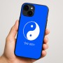 כיסוי בעיצוב אישי עם השם שלך לדגם - Apple iPhone 16 Plus בעיצוב סמל יינג יאנג