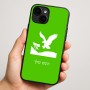 כיסוי בעיצוב אישי עם השם שלך לדגם - Apple iPhone 16 Plus בעיצוב נשר אמריקאי