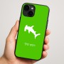 כיסוי בעיצוב אישי עם השם שלך לדגם - Apple iPhone 16 Plus בעיצוב כריש ראש פטיש