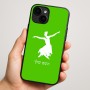 כיסוי בעיצוב אישי עם השם שלך לדגם - Apple iPhone 16 Plus בעיצוב בלרינה