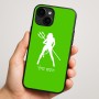כיסוי בעיצוב אישי עם השם שלך לדגם - Apple iPhone 16 Plus בעיצוב אישה שטן