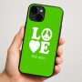 כיסוי בעיצוב אישי עם השם שלך לדגם - Apple iPhone 16 Plus בעיצוב אהבה