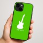כיסוי בעיצוב אישי עם השם שלך לדגם - Apple iPhone 16 Plus בעיצוב גיטרה
