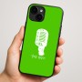 כיסוי בעיצוב אישי עם השם שלך לדגם - Apple iPhone 16 Plus בעיצוב מיקרופון
