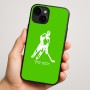 כיסוי בעיצוב אישי עם השם שלך לדגם - Apple iPhone 16 Plus בעיצוב שחקן הוקי