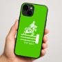 כיסוי בעיצוב אישי עם השם שלך לדגם - Apple iPhone 16 Plus בעיצוב רוכב סוסים