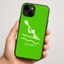 כיסוי בעיצוב אישי עם השם שלך לדגם - Apple iPhone 16 Plus בעיצוב קיאק אולימפי
