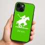 כיסוי בעיצוב אישי עם השם שלך לדגם - Apple iPhone 16 Plus בעיצוב שחקן פולו - סוס