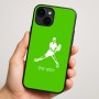 כיסוי בעיצוב אישי עם השם שלך לדגם - Apple iPhone 16 Plus בעיצוב שחקן טניס
