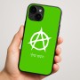 כיסוי בעיצוב אישי עם השם שלך לדגם - Apple iPhone 16 Plus בעיצוב אנרכיה