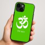 כיסוי בעיצוב אישי עם השם שלך לדגם - Apple iPhone 16 Plus בעיצוב סמל אום