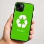 כיסוי בעיצוב אישי עם השם שלך לדגם - Apple iPhone 16 Plus בעיצוב למחזר