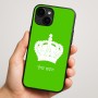 כיסוי בעיצוב אישי עם השם שלך לדגם - Apple iPhone 16 Plus בעיצוב כתר מלכותי