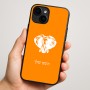 כיסוי בעיצוב אישי עם השם שלך לדגם - Apple iPhone 16 Plus בעיצוב ראש פיל
