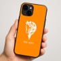 כיסוי בעיצוב אישי עם השם שלך לדגם - Apple iPhone 16 Plus בעיצוב ראש סוס