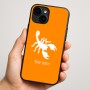 כיסוי בעיצוב אישי עם השם שלך לדגם - Apple iPhone 16 Plus בעיצוב עקרב