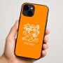 כיסוי בעיצוב אישי עם השם שלך לדגם - Apple iPhone 16 Plus בעיצוב מחזמר אנג'ל 2
