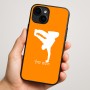 כיסוי בעיצוב אישי עם השם שלך לדגם - Apple iPhone 16 Plus בעיצוב ברייקדאנס