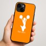 כיסוי בעיצוב אישי עם השם שלך לדגם - Apple iPhone 16 Plus בעיצוב מעודדת