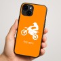 כיסוי בעיצוב אישי עם השם שלך לדגם - Apple iPhone 16 Plus בעיצוב מוטוקרוס