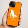 כיסוי בעיצוב אישי עם השם שלך לדגם - Apple iPhone 16 Plus בעיצוב סקי