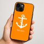 כיסוי בעיצוב אישי עם השם שלך לדגם - Apple iPhone 16 Plus בעיצוב לעגן