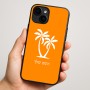 כיסוי בעיצוב אישי עם השם שלך לדגם - Apple iPhone 16 Plus בעיצוב כפות ידיים
