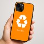 כיסוי בעיצוב אישי עם השם שלך לדגם - Apple iPhone 16 Plus בעיצוב למחזר
