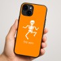 כיסוי בעיצוב אישי עם השם שלך לדגם - Apple iPhone 16 Plus בעיצוב סקלטון