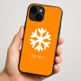 כיסוי בעיצוב אישי עם השם שלך לדגם - Apple iPhone 16 Plus בעיצוב שלג