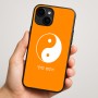 כיסוי בעיצוב אישי עם השם שלך לדגם - Apple iPhone 16 Plus בעיצוב סמל יינג יאנג