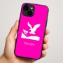 כיסוי בעיצוב אישי עם השם שלך לדגם - Apple iPhone 16 Plus בעיצוב נשר אמריקאי