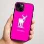 כיסוי בעיצוב אישי עם השם שלך לדגם - Apple iPhone 16 Plus בעיצוב צבי