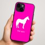 כיסוי בעיצוב אישי עם השם שלך לדגם - Apple iPhone 16 Plus בעיצוב סוס