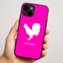 כיסוי בעיצוב אישי עם השם שלך לדגם - Apple iPhone 16 Plus בעיצוב תרנגול
