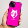 כיסוי בעיצוב אישי עם השם שלך לדגם - Apple iPhone 16 Plus בעיצוב זאב