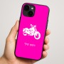 כיסוי בעיצוב אישי עם השם שלך לדגם - Apple iPhone 16 Plus בעיצוב הארלי-דיווידסון