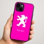 כיסוי בעיצוב אישי עם השם שלך לדגם - Apple iPhone 16 Plus בעיצוב פיג'ו