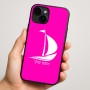 כיסוי בעיצוב אישי עם השם שלך לדגם - Apple iPhone 16 Plus בעיצוב סירה
