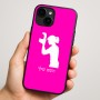 כיסוי בעיצוב אישי עם השם שלך לדגם - Apple iPhone 16 Plus בעיצוב צלמת - אישה