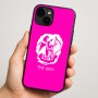 כיסוי בעיצוב אישי עם השם שלך לדגם - Apple iPhone 16 Plus בעיצוב אנג'ל מוזיקלי