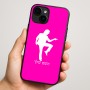 כיסוי בעיצוב אישי עם השם שלך לדגם - Apple iPhone 16 Plus בעיצוב רקדן